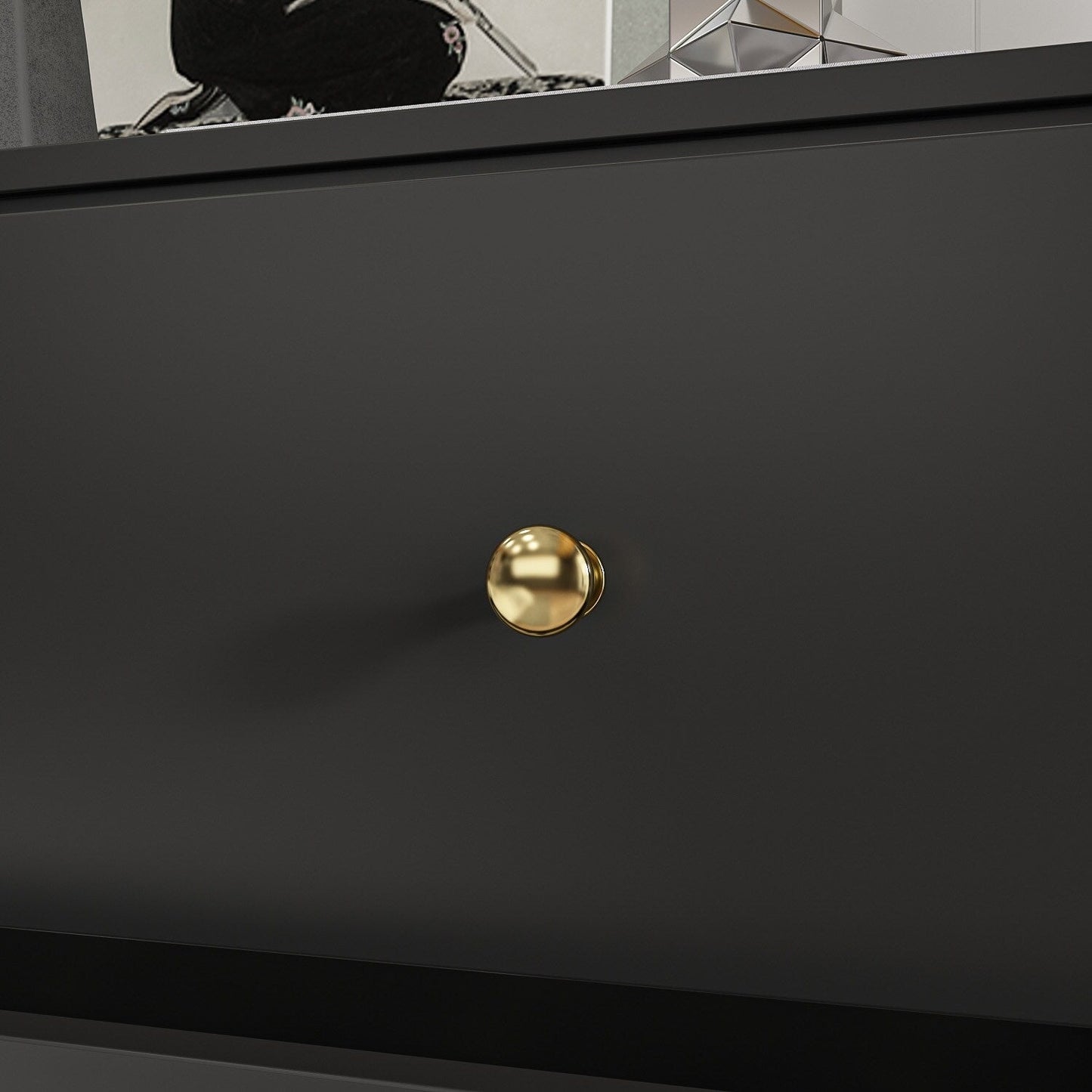 Commode double blanche à 10 tiroirs pour chambre à coucher, grand espace de rangement