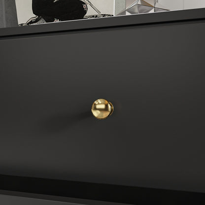 Commode double blanche à 10 tiroirs pour chambre à coucher, grand espace de rangement