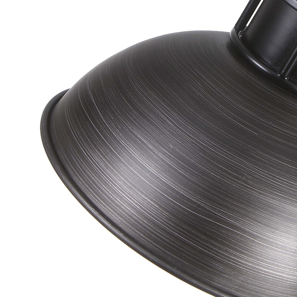 Suspension en forme de dôme de style industriel à 3 lumières, style ferme, en métal, linéaire, pour îlot de cuisine, finition bronze huilé