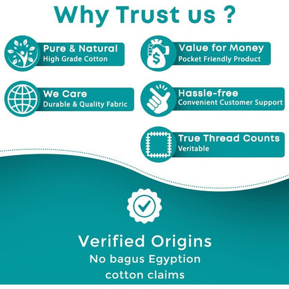 Ensemble de draps Feather &amp; Stitch 500 fils