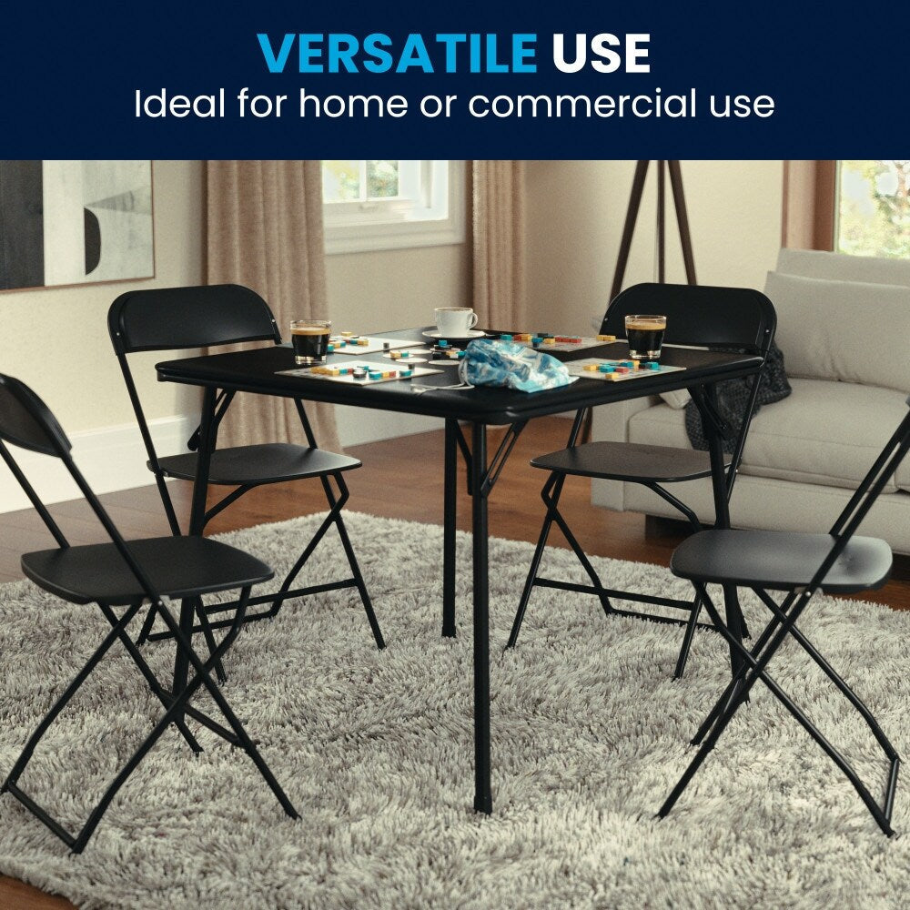 Table de cartes pliable en vinyle