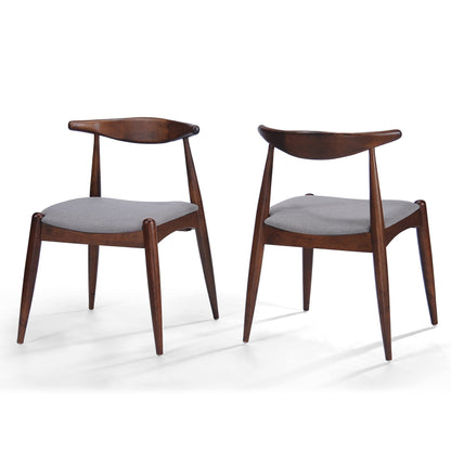 Chaises de salle à manger modernes du milieu du siècle Francie (lot de 2) par Christopher Knight Home - 20,50 l x 20,25 L x 29,75 H