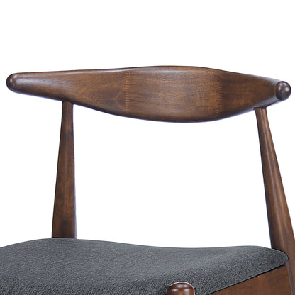 Chaises de salle à manger modernes du milieu du siècle Francie (lot de 2) par Christopher Knight Home - 20,50 l x 20,25 L x 29,75 H