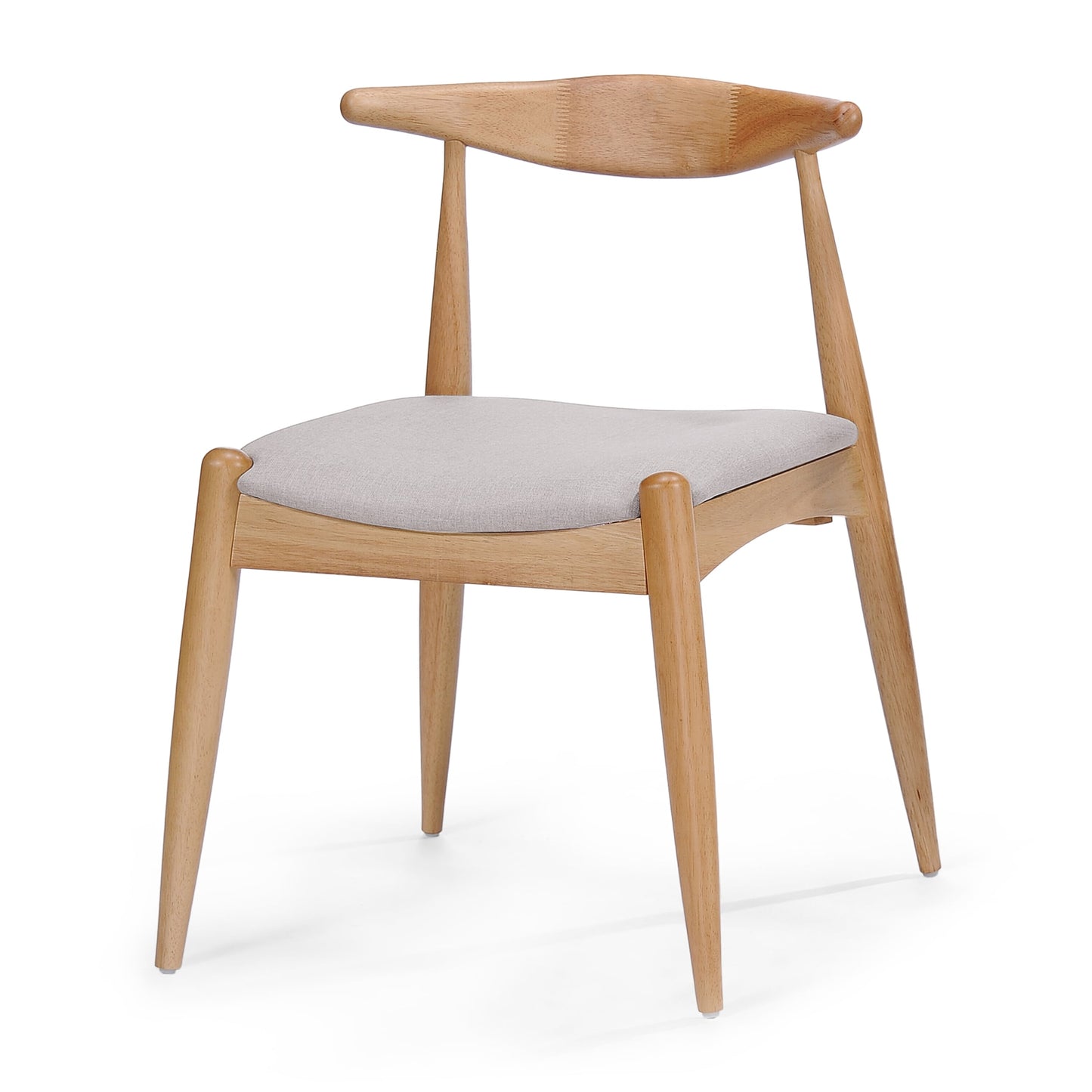 Chaises de salle à manger modernes du milieu du siècle Francie (lot de 2) par Christopher Knight Home - 20,50 l x 20,25 L x 29,75 H