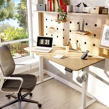 Bureau debout électrique réglable en hauteur Futzca avec panneau d'épissure