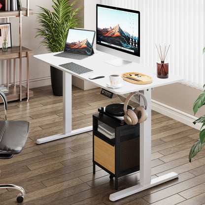 Bureau debout électrique réglable en hauteur Futzca avec panneau d'épissure