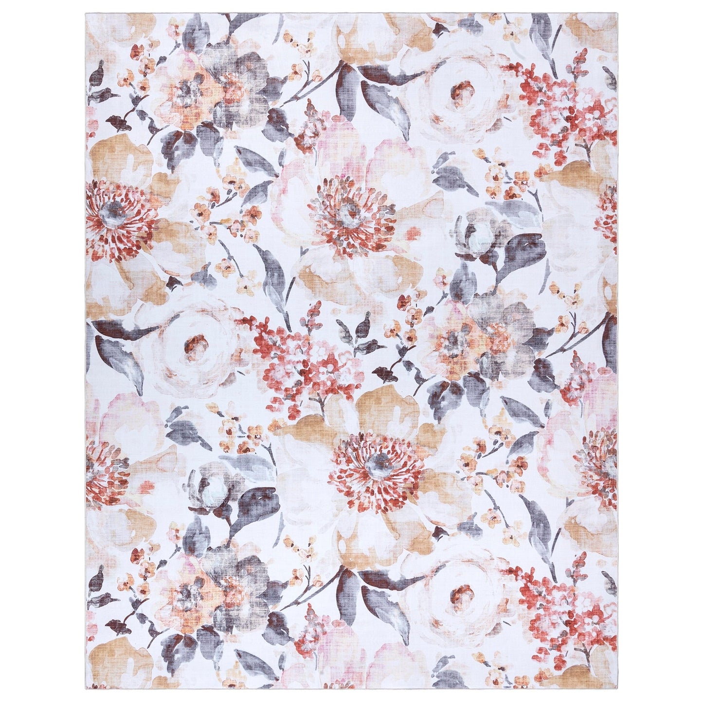 Collection de tapis Gertmenian Crystal Print, lavables, imprimés numériquement, à poils plats, en polyester antidérapant