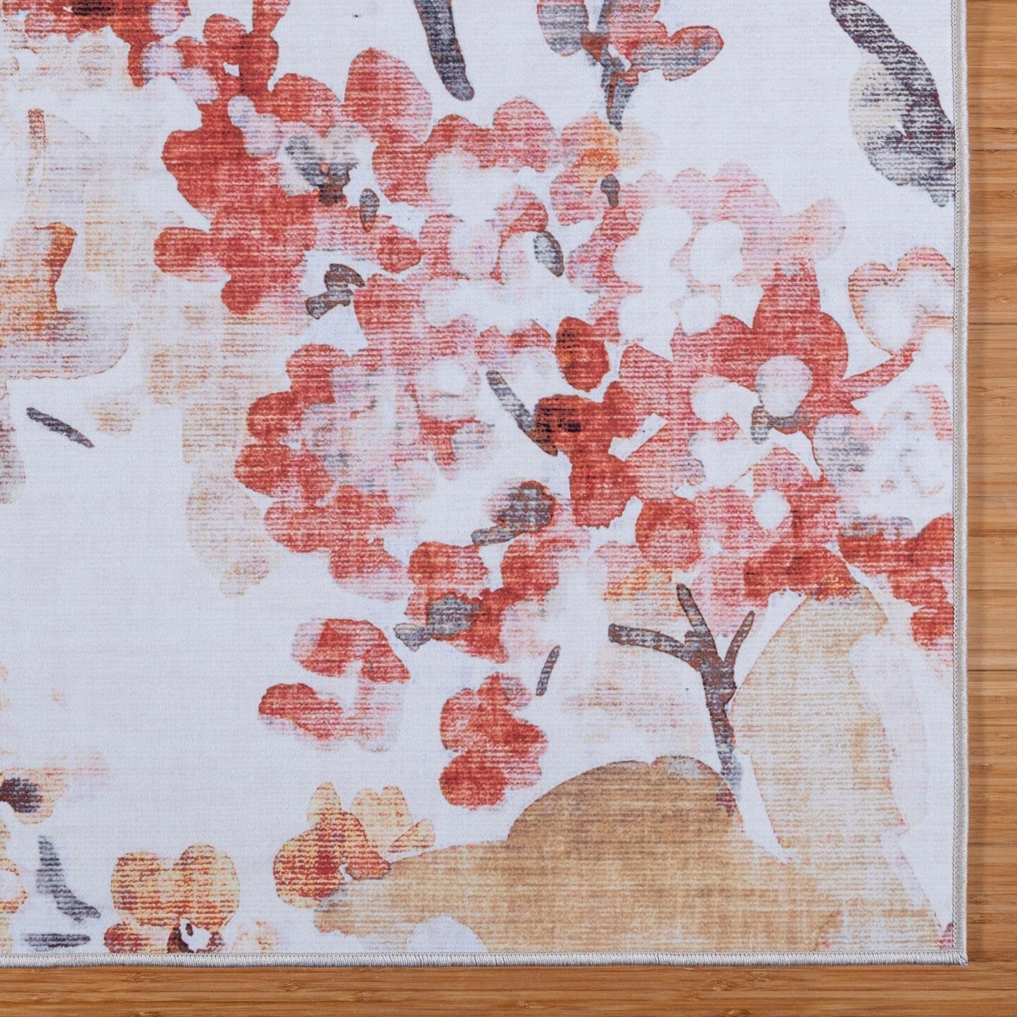 Collection de tapis Gertmenian Crystal Print, lavables, imprimés numériquement, à poils plats, en polyester antidérapant