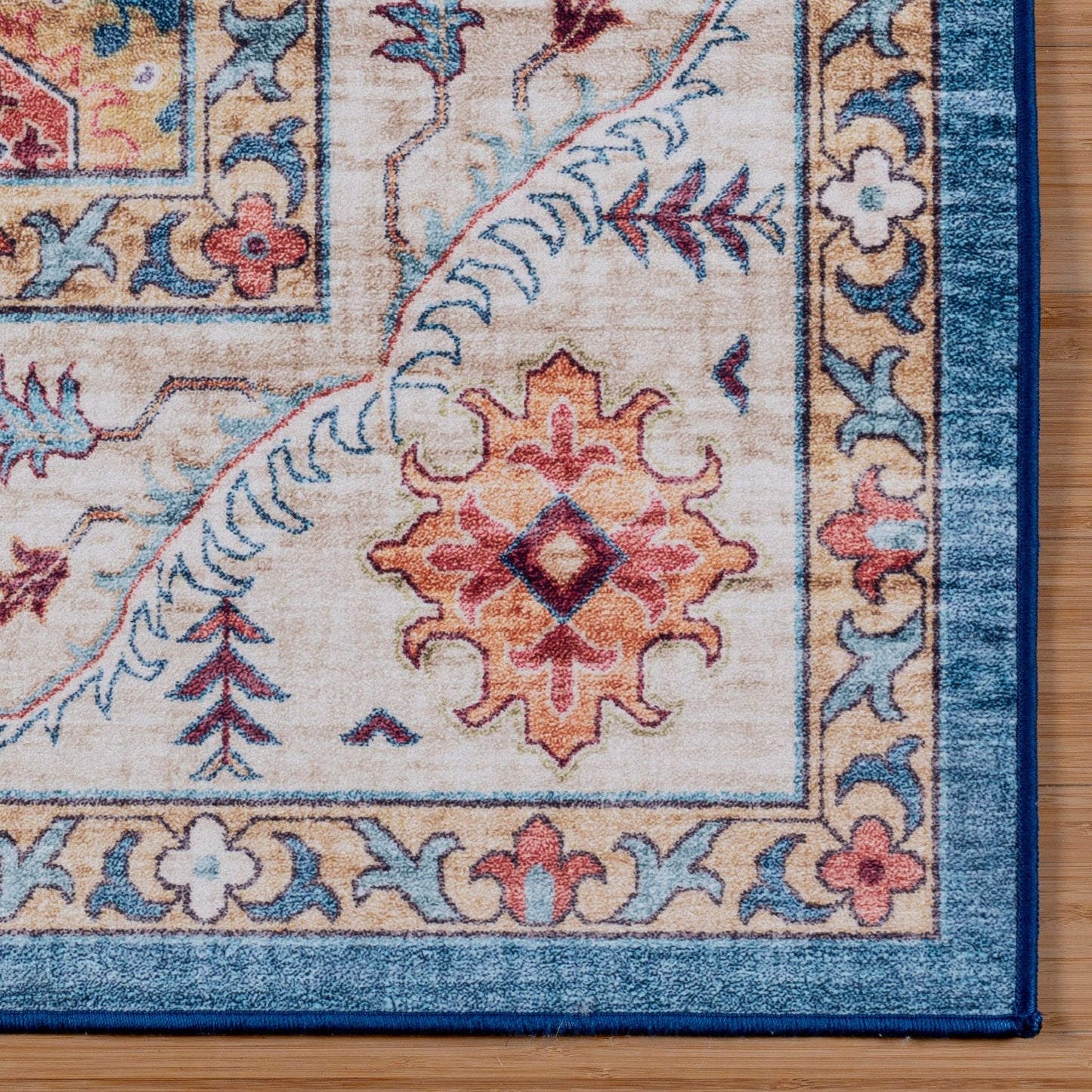 Collection de tapis Gertmenian Crystal Print, lavables, imprimés numériquement, à poils plats, en polyester antidérapant