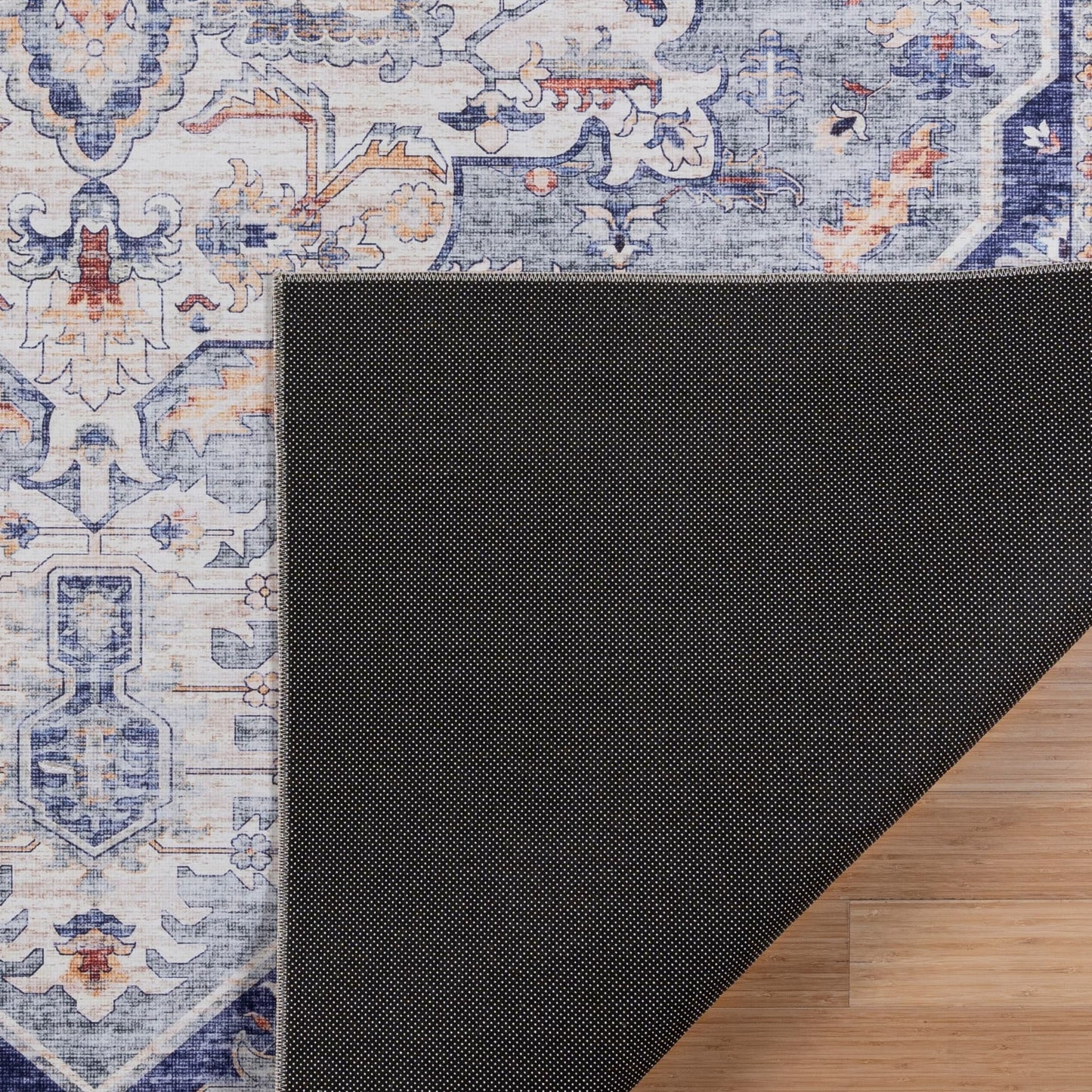 Collection de tapis Gertmenian Crystal Print, lavables, imprimés numériquement, à poils plats, en polyester antidérapant