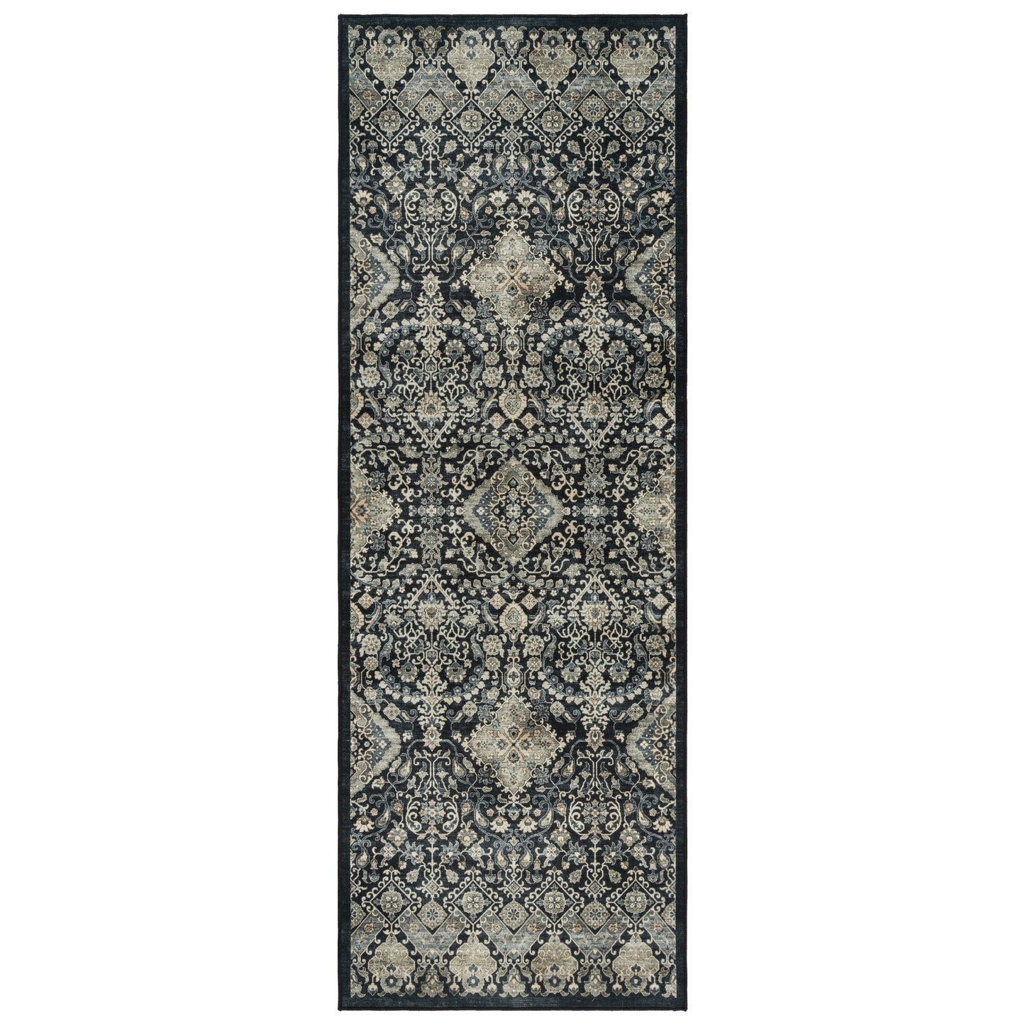 Collection de tapis Gertmenian Crystal Print, lavables, imprimés numériquement, à poils plats, en polyester antidérapant