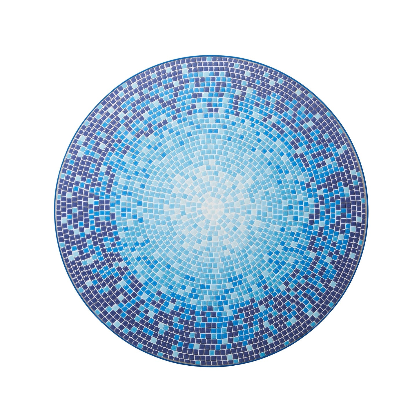 Ensemble de bistrot pliant d'extérieur en métal Glitzhome 3 pièces, table et chaises de patio