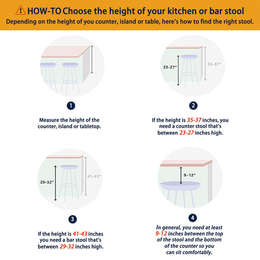 Ensemble de 2 ou 4 tabourets de bar pivotants modernes en bois à hauteur de comptoir et de bar Glitzhome