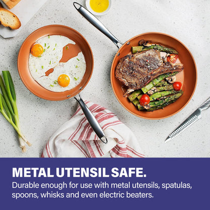 Batterie de cuisine et de pâtisserie Gotham Steel Pro anodisée dure 20 pièces