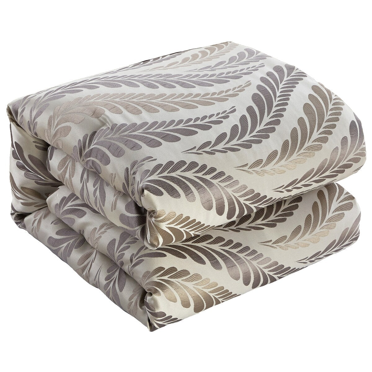 Parure de lit Nanshing Caspa 7 pièces au motif feuilles chic