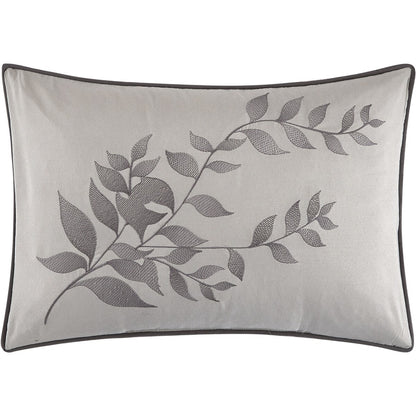 Parure de lit Nanshing Caspa 7 pièces au motif feuilles chic