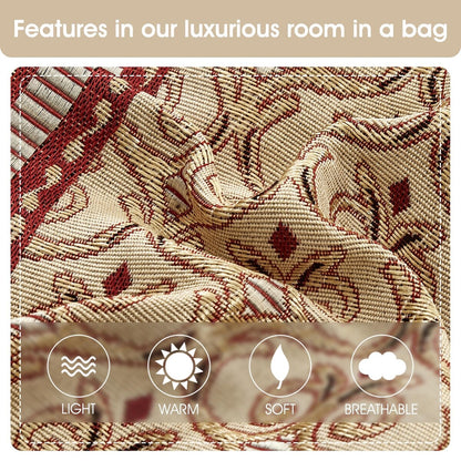 Ensemble de couette élégant médaillon 7 pièces Nanshing Prince