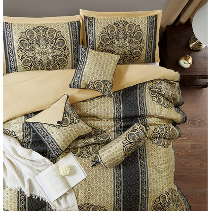 Ensemble de couette élégant médaillon 7 pièces Nanshing Prince