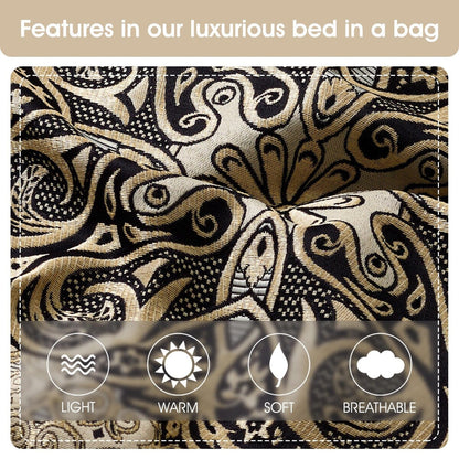 Ensemble de couette élégant médaillon 7 pièces Nanshing Prince