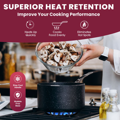 Ensemble de 20 casseroles et poêles antiadhésives Granitestone