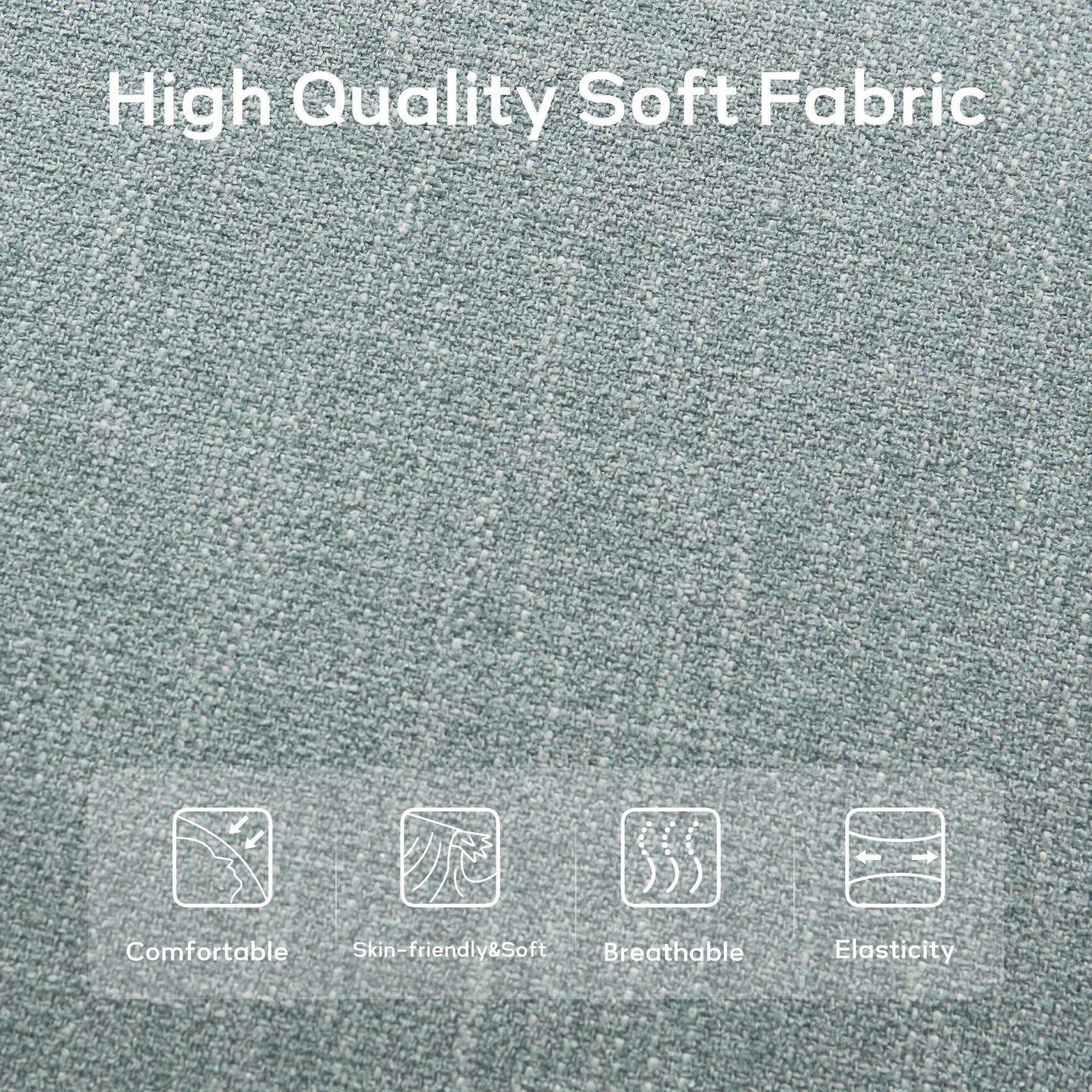 Banc d'entrée rembourré en tissu, banc de chambre pour bout de lit, beige, bois massif, 44 pouces