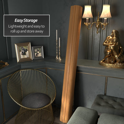 Paravent en bambou fait main de 6 pieds (Chine)