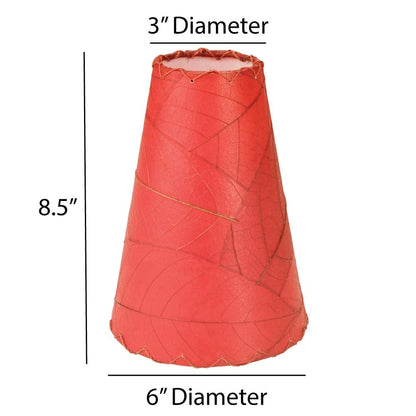 Applique murale Gecko faite main Eangee, abat-jour feuilles de cacao, 40 x 18 x 61 cm