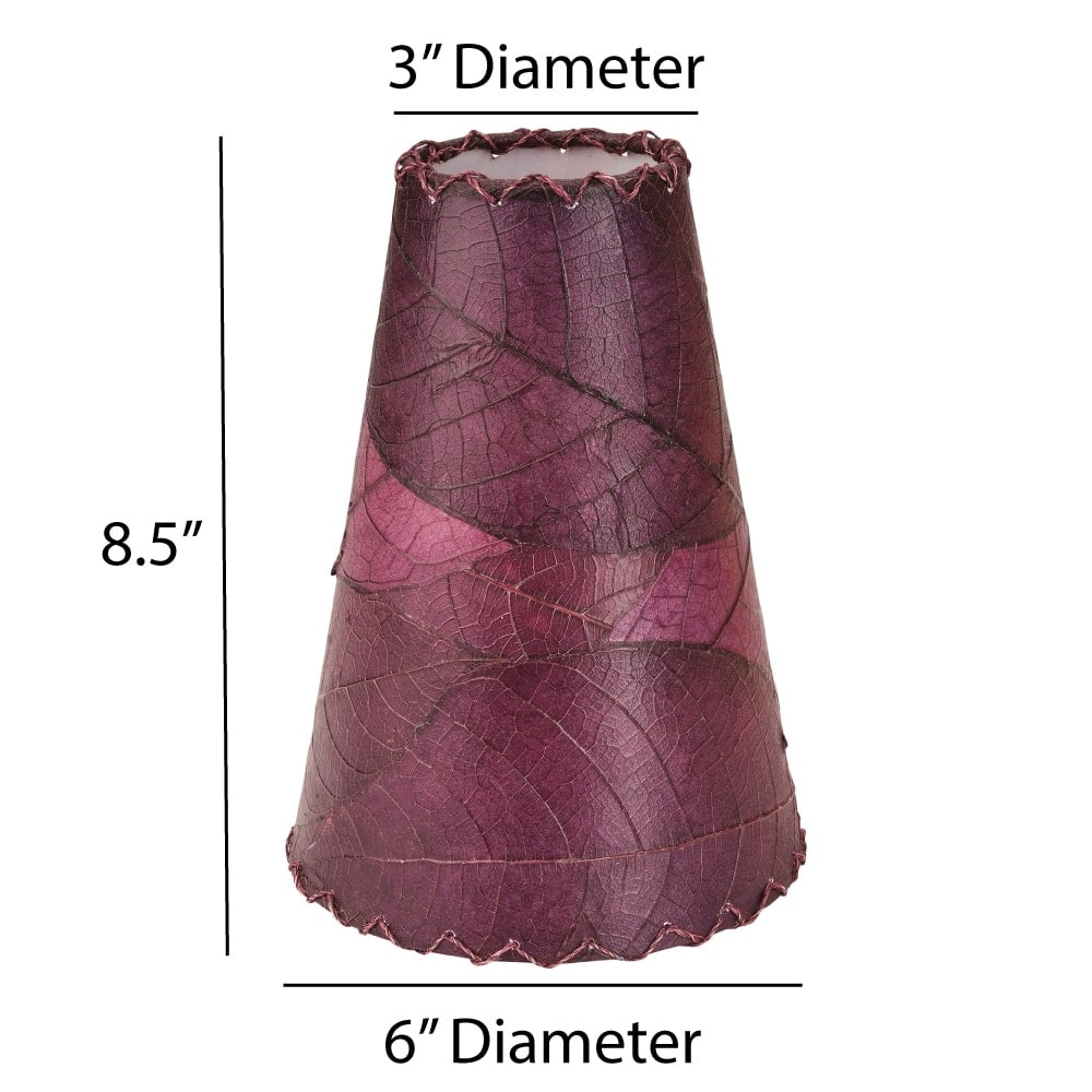 Applique murale Gecko faite main Eangee, abat-jour feuilles de cacao, 40 x 18 x 61 cm