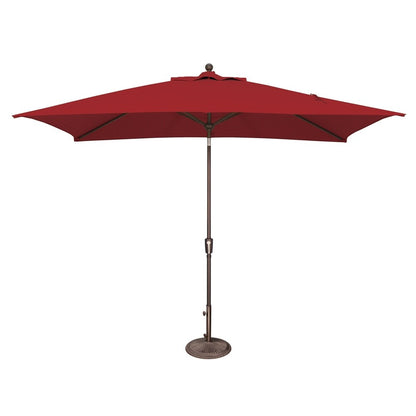 Parasol inclinable rectangulaire à bouton-poussoir SimplyShade Catalina de 10 pieds