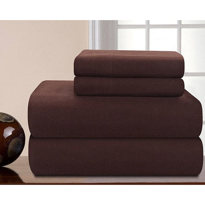 Parure de lit en flanelle de coton épais