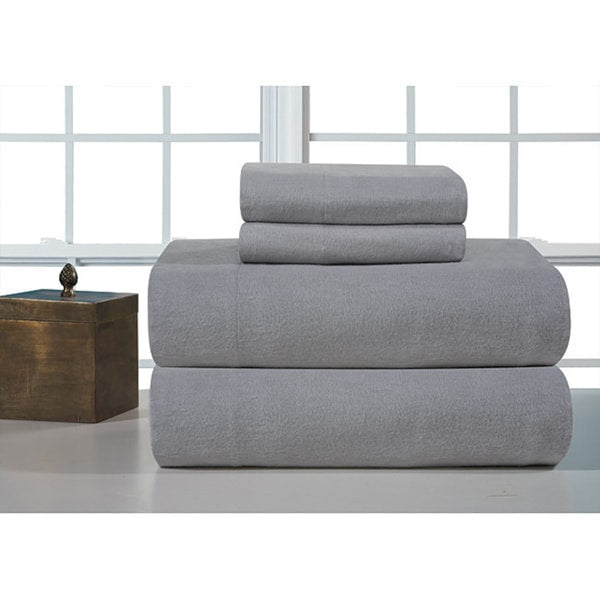 Parure de lit en flanelle de coton épais