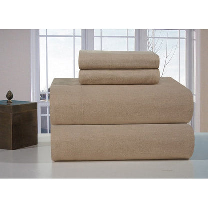 Parure de lit en flanelle de coton épais