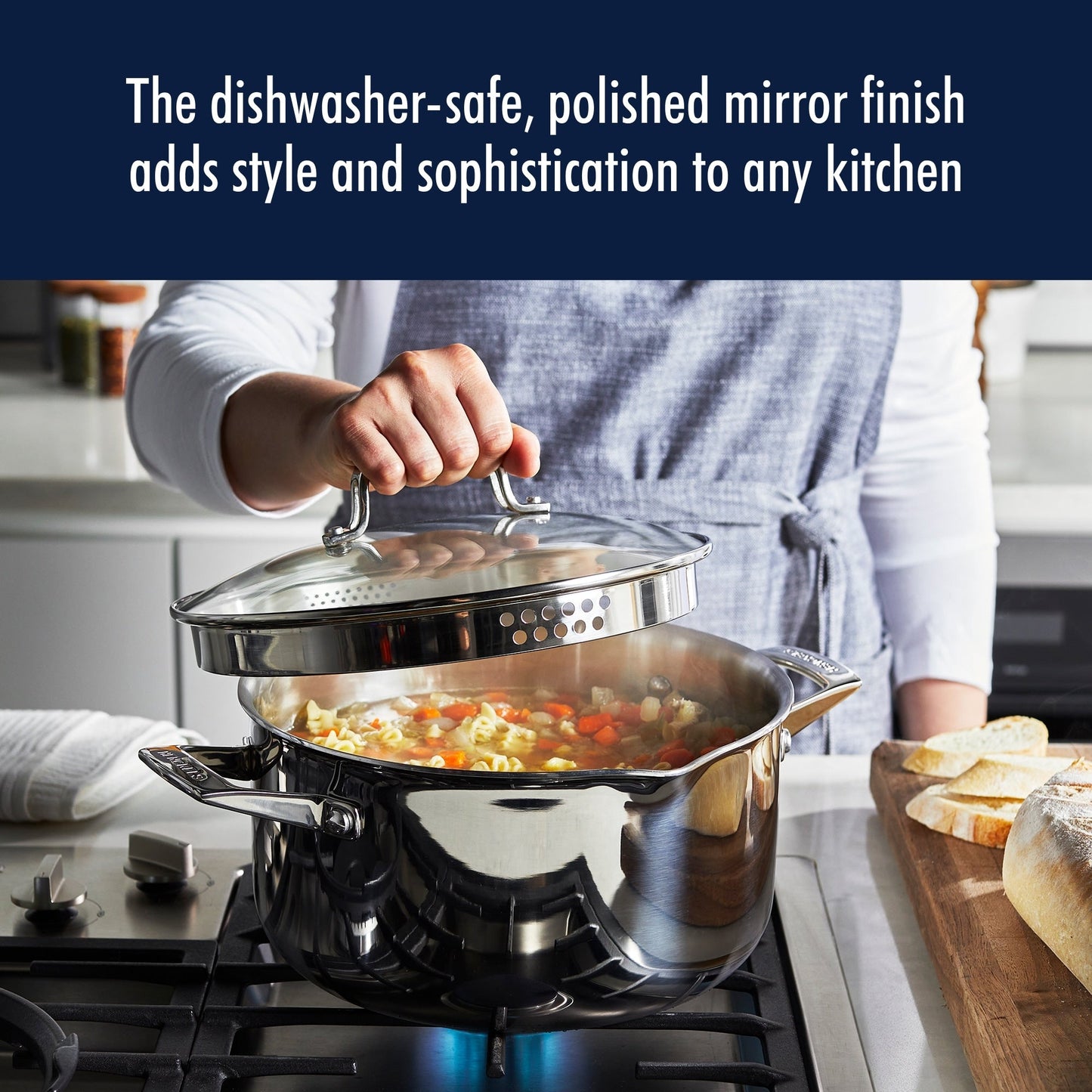 Batterie de cuisine Henckels Clad H3 10 pièces en acier inoxydable