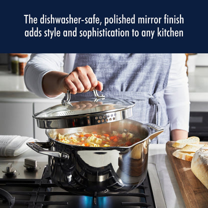 Batterie de cuisine Henckels Clad H3 10 pièces en acier inoxydable