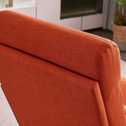 Chaise de loisirs à dossier haut en bois massif avec accoudoirs et dossier, chaise d'appoint