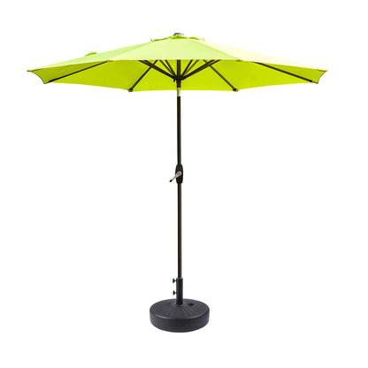 Parasol de patio Holme de 9 pieds et support de base