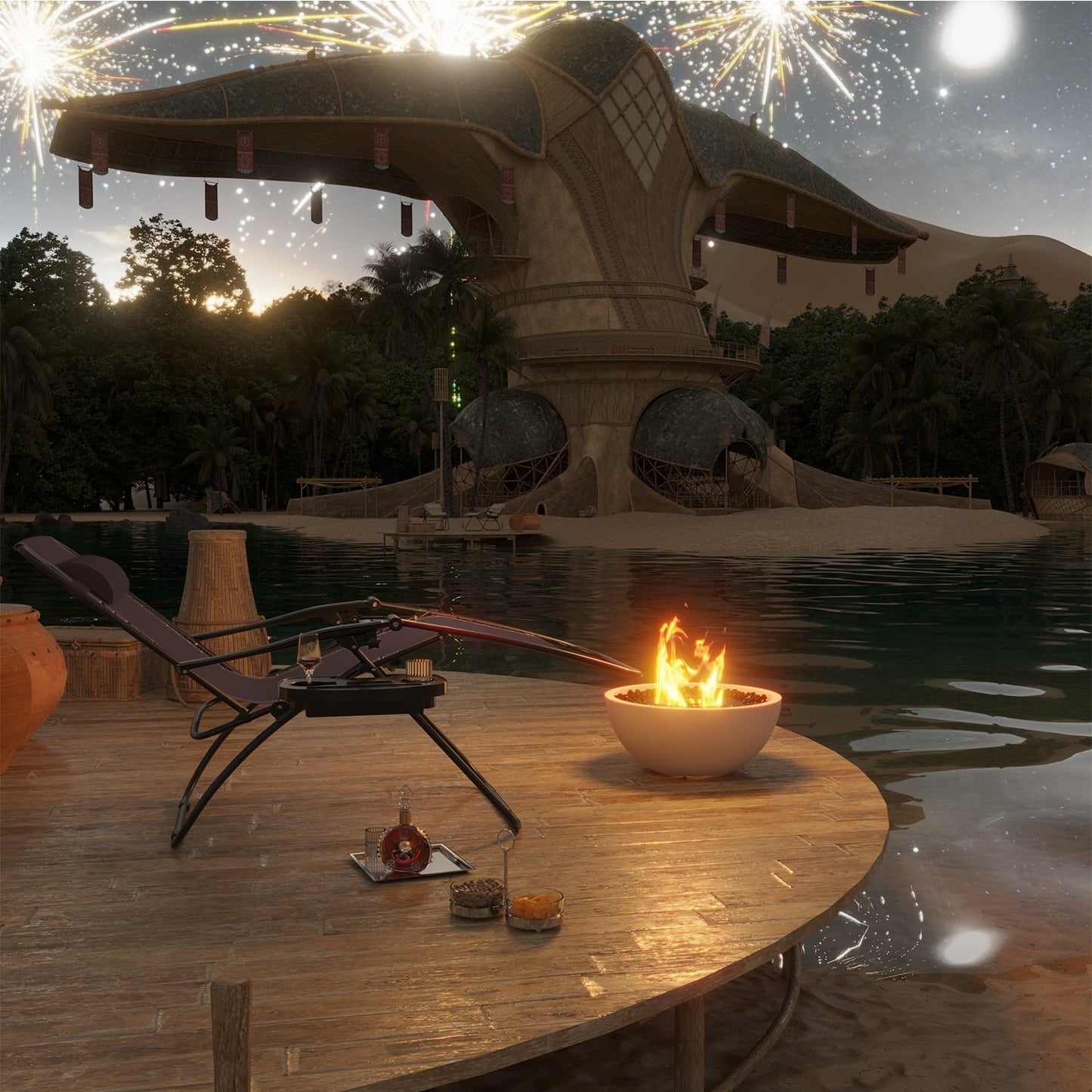 Lot de 2 chaises longues de jardin Homall Patio Zero Gravity avec coussins