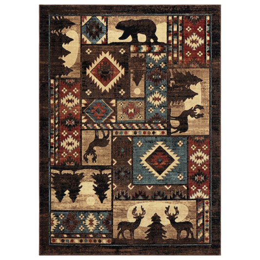 Tapis rustique Home Dynamix Buffalo Bear
