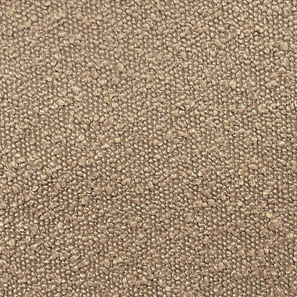 Banc de rangement moderne en sherpa avec pieds en bois HomePop