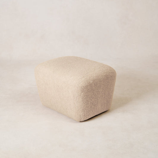 Pouf Papa Teddy - Boucle blanche