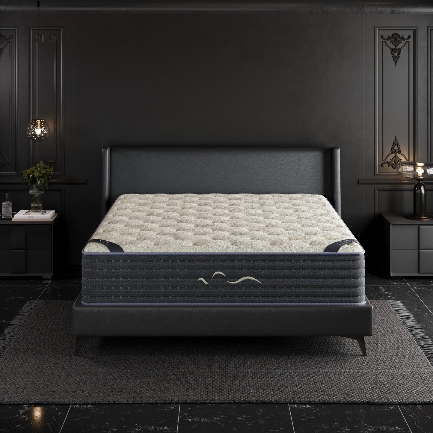 Matelas hybride double face luxueux SweDrea de 14 po – Mi-ferme avec CertiPUR-US, SGS et OEKO-TEX
