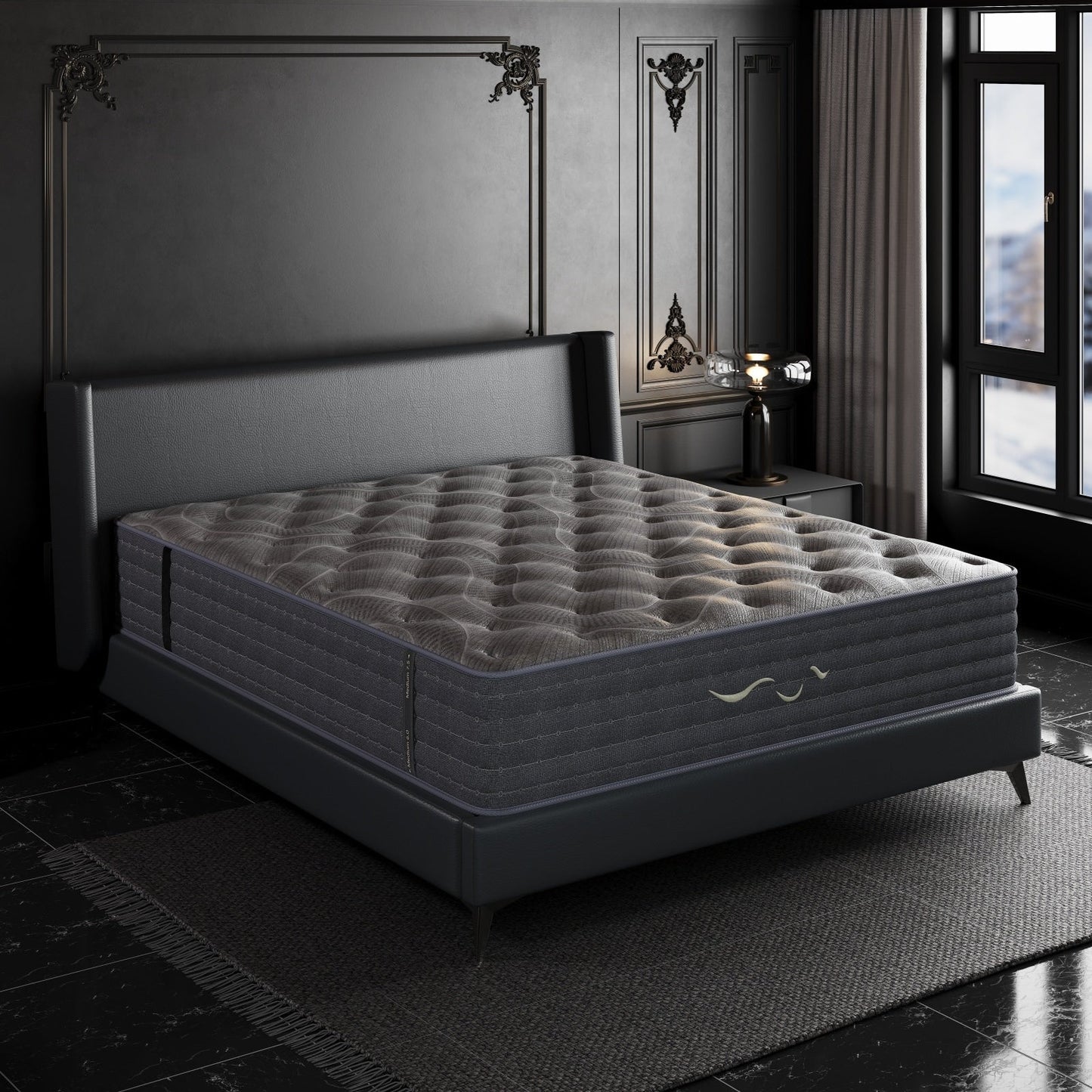 Matelas hybride double face luxueux SweDrea de 14 po – Mi-ferme avec CertiPUR-US, SGS et OEKO-TEX
