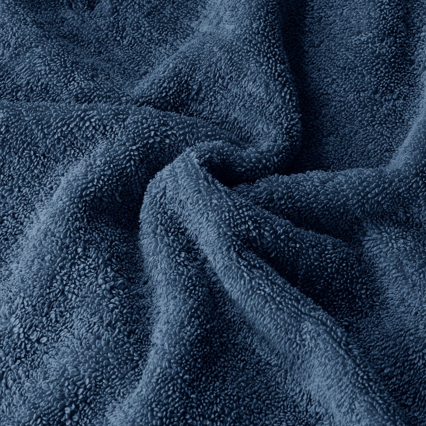 Ensemble de 6 serviettes en coton Atlas Dobby Slub INK+IVY