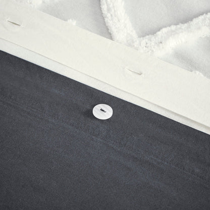 Parure de lit 3 pièces en coton avec capitonnage chenille INK+IVY Mila