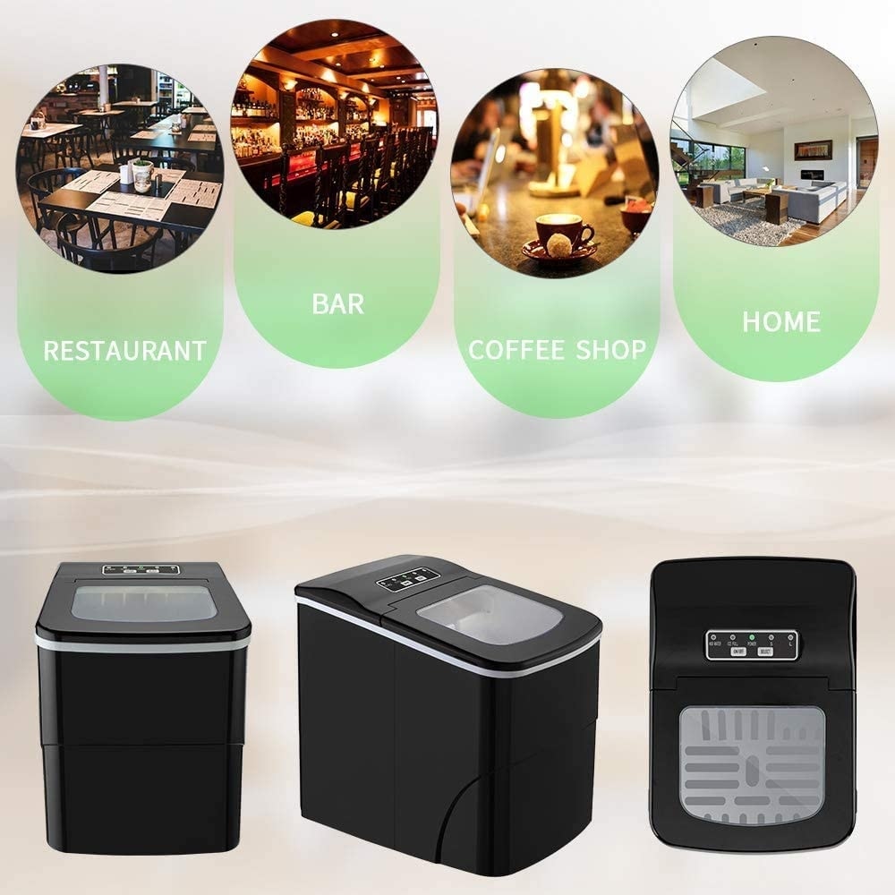 Machine à glaçons de comptoir - Machines à glaçons portables 26 lb en 1 heure