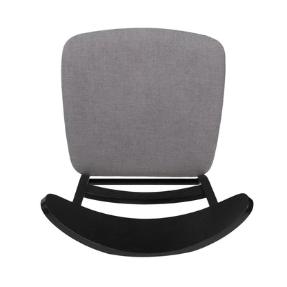 Chaise de salle à manger Abrielle en bois d'hévéa rembourrée, style milieu de siècle, par Christopher Knight Home (lot de 2)