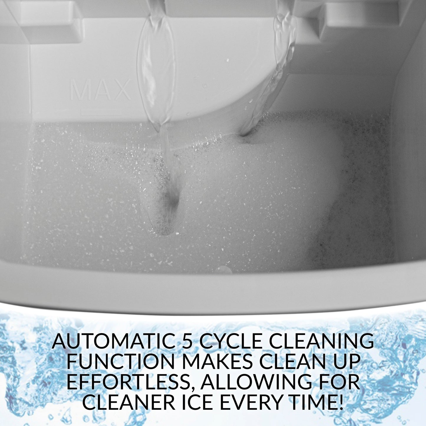 Machine à glaçons portative autonettoyante Igloo de 11,8 kg avec poignée, couleur aqua