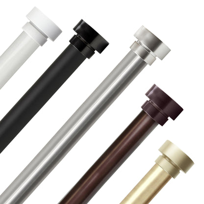 Tringle à rideau réglable InStyleDesign Beret de 1 pouce de diamètre