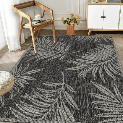 Tapis d'intérieur/extérieur / Passe-plat / Paillasson - Lavable en machine, résistant aux intempéries et aux UV - Imperméable - Liana