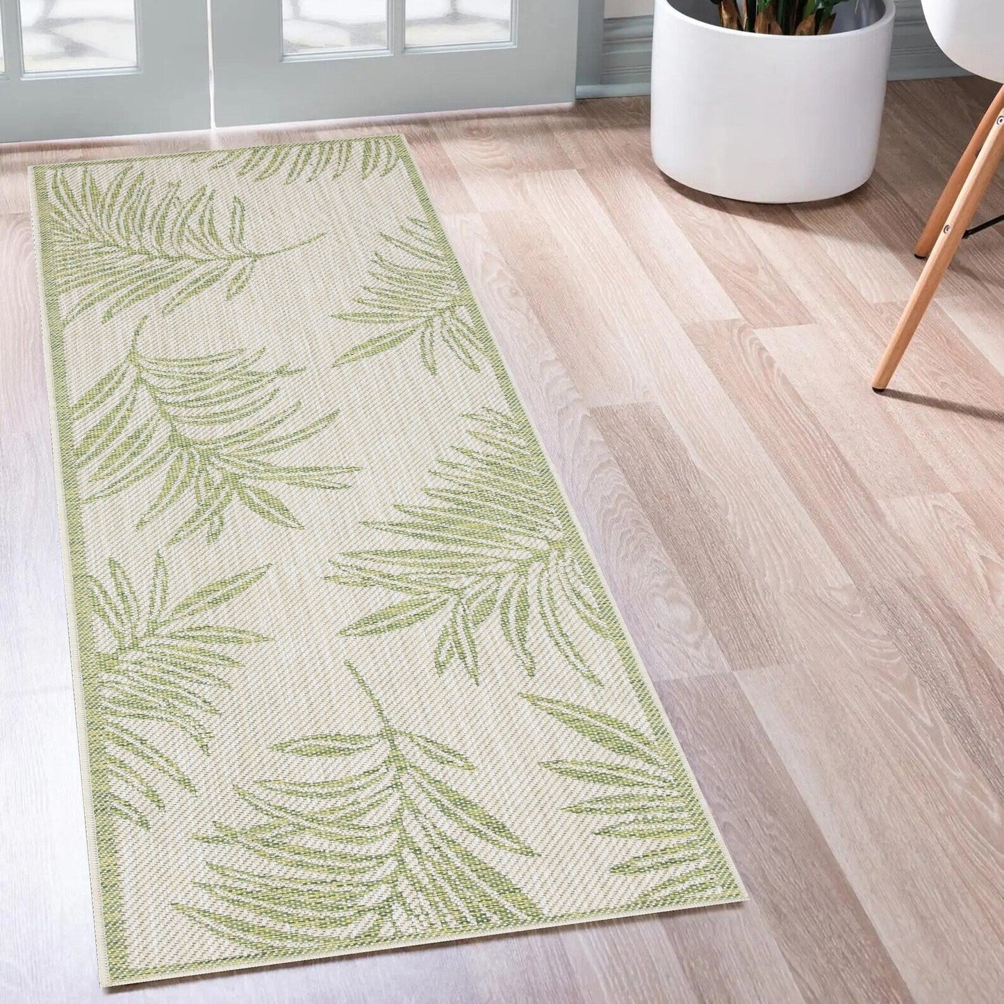 Tapis d'intérieur/extérieur / Passe-plat / Paillasson - Lavable en machine, résistant aux intempéries et aux UV - Imperméable - Liana